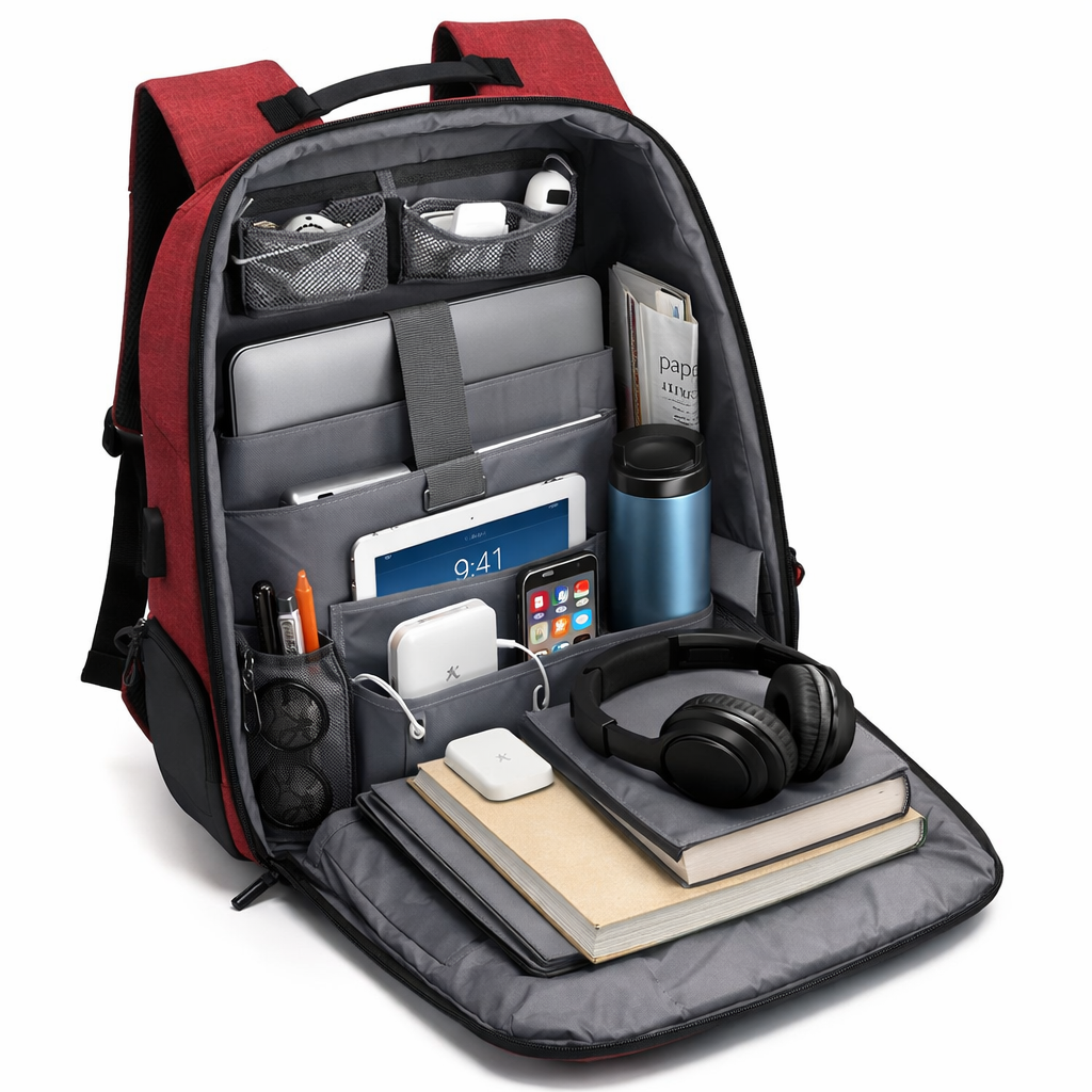 Sac à dos antivol unisexe avec Port USB – Élégant, sécurisé et pratique